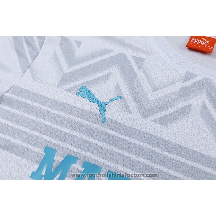 Tracksuit Olympique Marseille Short Sleeve 2022-2023 Grey - Shorts